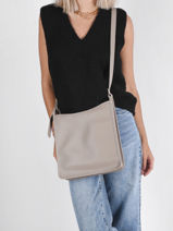 Longchamp Le foulonné Cross bodytas Grijs-vue-porte